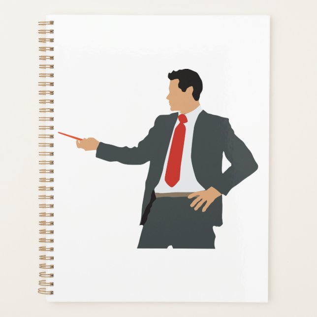 Homme d'affaires professionnel en costume avec poi (Devant)
