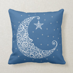Homme dans le coussin de lune