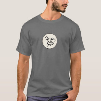 Homme de lune - merde injustifiée - T-shirt foncé