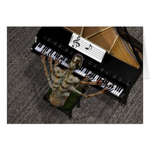 Homme de piano bizarre