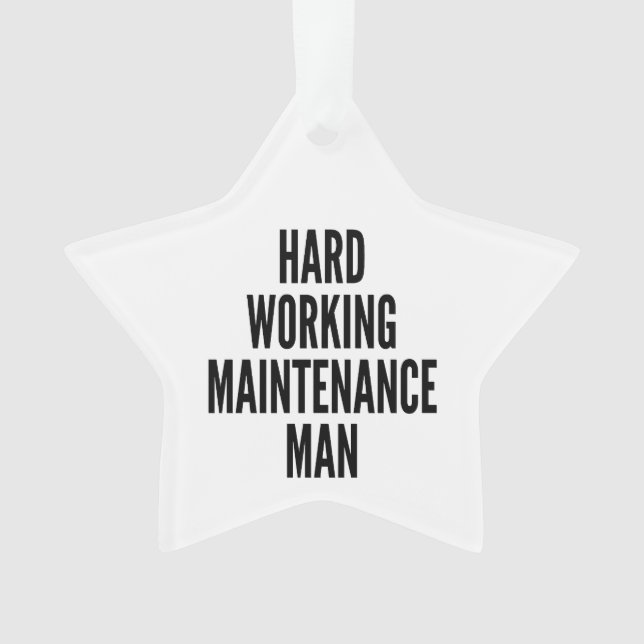 Homme d'entretien de travail dur (devant)