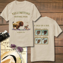 Homme drôle prenant une photo T-shirt de Bison Buf