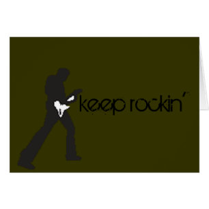 Homme jouant la silhouette de guitare
