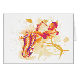 Homme jouant le style bariolé d'aquarelle de
