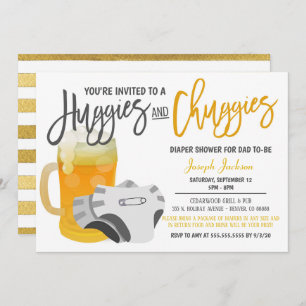 Homme Shower Baby Invitation