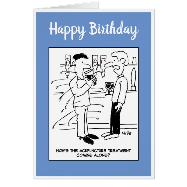 Homme sous l'acupuncture dans le Pub (Devant)