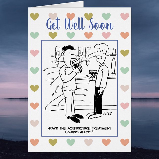 Homme sous l'acupuncture dans le Pub (Créateur téléchargé)