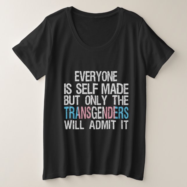 Homme transgenre auto-fabriqué LGBT Trans Flag FTM (Design devant)