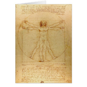 Homme vitruvien par Leonardo Da Vinci