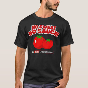 Hommes aucune sueur aucun T-shirt de sauce
