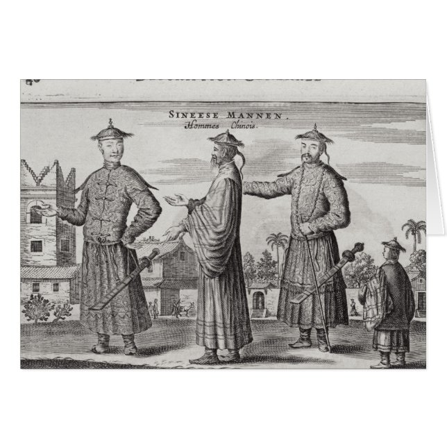 Hommes chinois, une description générale d'un (Devant horizontal)