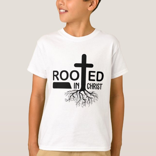 Hommes Cool Religieux T-Shirt Faith Christian Tee (Devant)