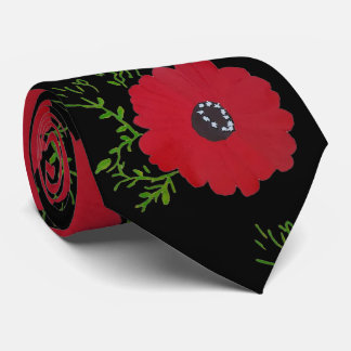 Hommes Cravate coque du terrain du campo fleurs ro