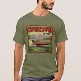 HOMMES DE T-SHIRT DE WQ : Pommes extérieures - lac