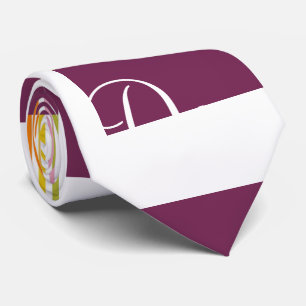Hommes Designer Cravate Burgundy