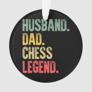 Hommes Drôle Mari Cadeau Papa Échecs Légende