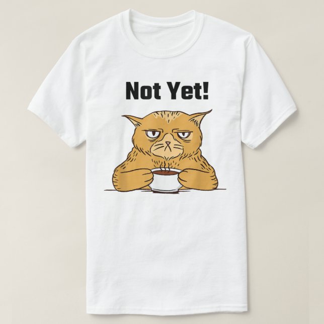 Hommes Femmes Drôle Café Matin Thirt T-shirt (Design devant)