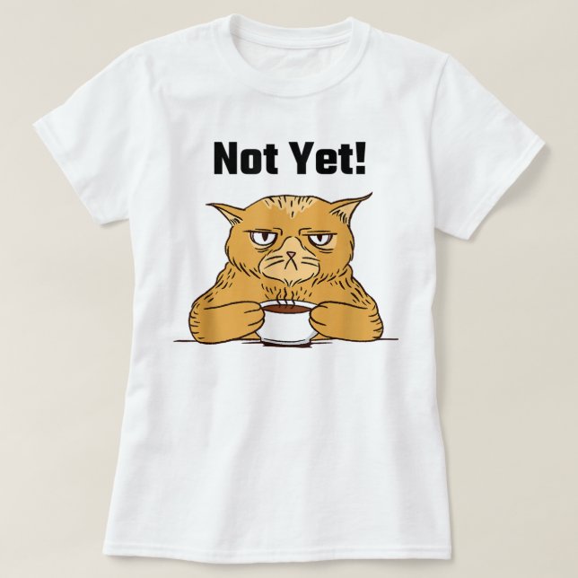 Hommes Femmes Drôle Café Matin Thirt T-shirt (Design devant)