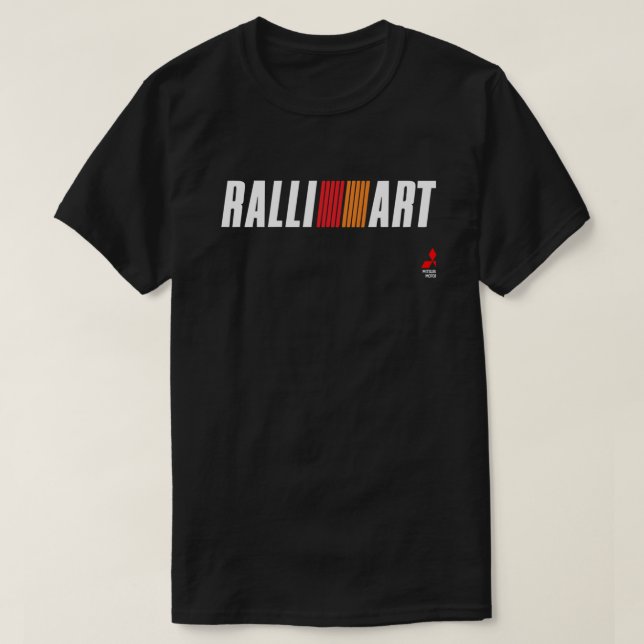 Hommes Femmes Mitsubishi Ralliart Classic T-shirt (Design devant)