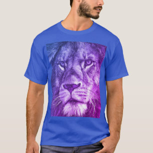 Hommes Modernes TShirts Animaux Lion Face Modèle
