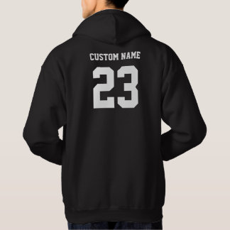 Hommes Personnalisé Nom Rouge Classe de Sweat - sh