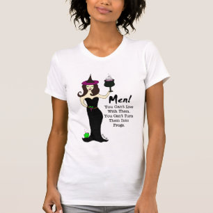 Hommes ! T-shirt de sorcière de vin