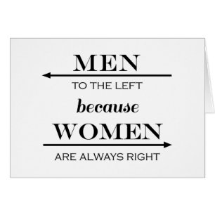 Hommes vers la gauche puisque les femmes ont