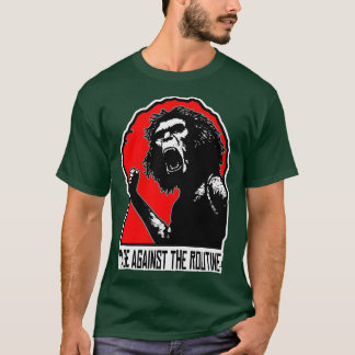 Homo Erectus Rage gegen den Routine T-Shirt