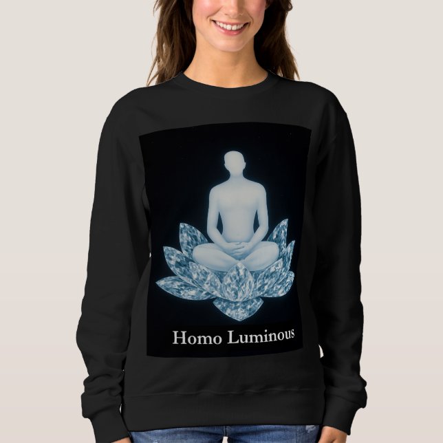 Homo Luminous Damen-Sweatshirt Sweatshirt (Vorderseite)