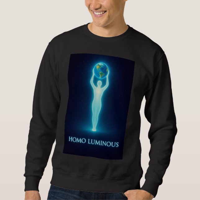 Homo Luminous - Das Lichtbringer Sweatshirt Männer (Vorderseite)