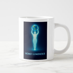 Homo Luminous La Tasse Matinale Lumineuse Géante
