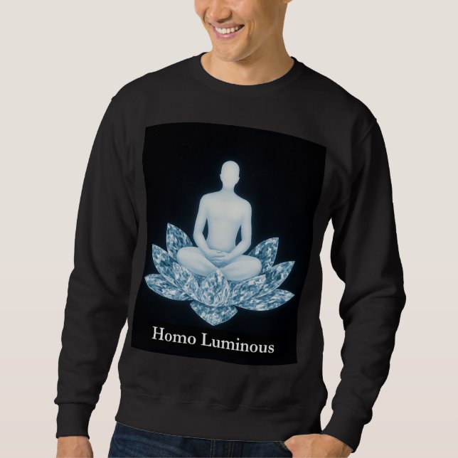 Homo Luminous Mens Sweatshirt (Vorderseite)