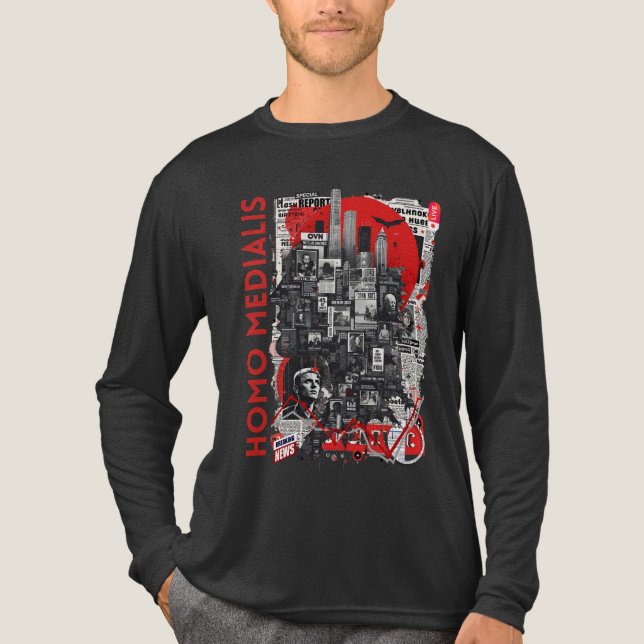 Homo Medialis Tri-Blend Shirt (Vorderseite)