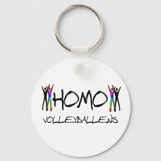 Homo Volleyball Schlüsselanhänger