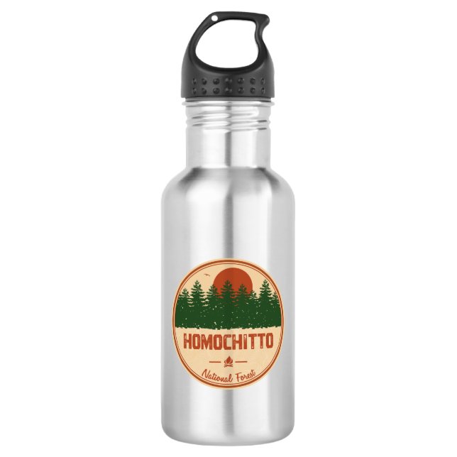 Homochitto National Forest Edelstahlflasche (Vorderseite)