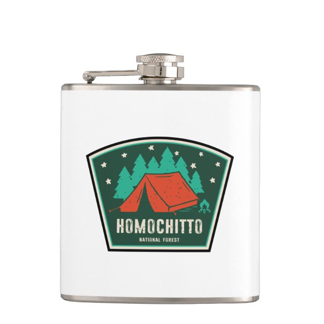 Homochitto National Forest Mississippi Camping Flachmann (Vorderseite)