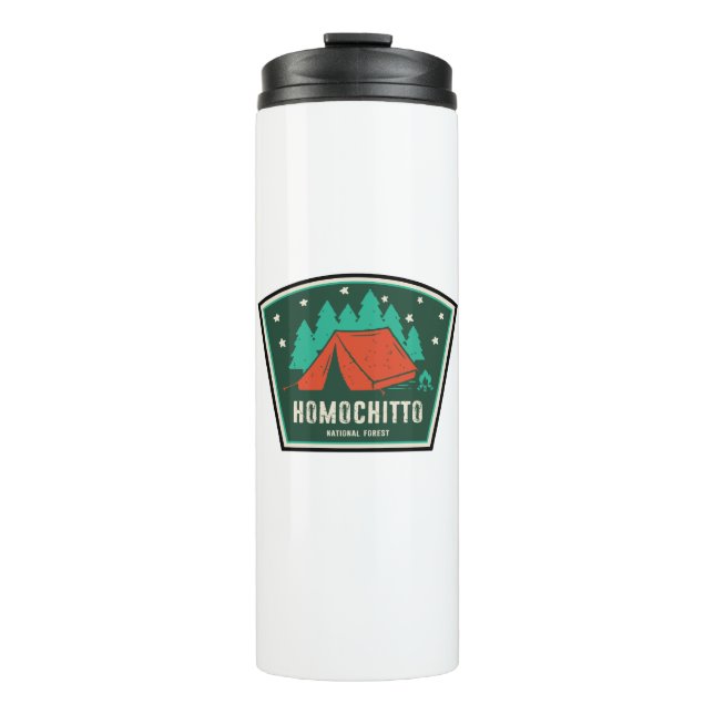 Homochitto National Forest Mississippi Camping Thermosbecher (Vorderseite)