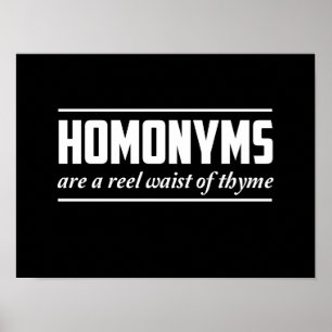 Homonyme Poster