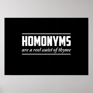 Homonyme Poster