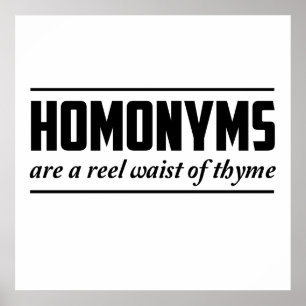 Homonyme Poster