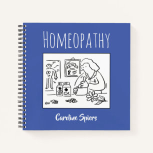 Homöopathie-Notizen mit Empfängernamen Notizbuch