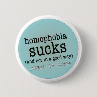 Homophobie-ist zum Kotzen Knopf Button
