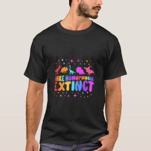 Homophobie-Typen von Dinosauriern-LGB T-Shirt