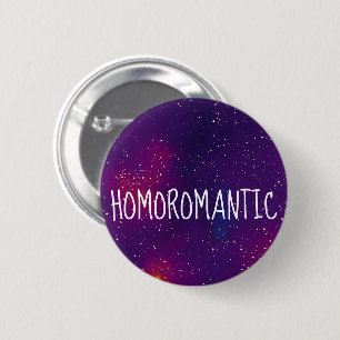 Homoromantische, anpassbare Galaxie-Identität Button