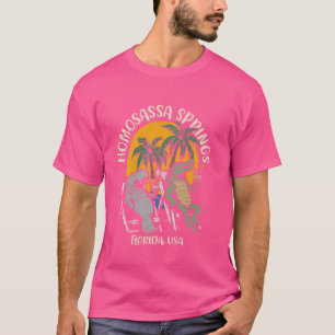 Homosassa Springs Florida USA Funny Manatee Alliga T-Shirt