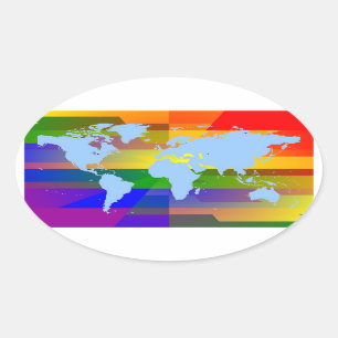 "Homosexuel je suis" des autocollants de carte du