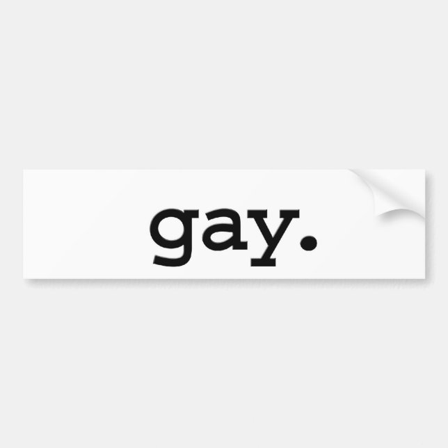 homosexuell autoaufkleber (Vorne)