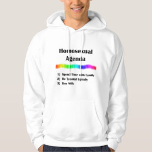 Homosexuelle Agenda Hoodie