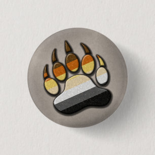 Homosexuelle Bärn-Stolz-Tatze Button