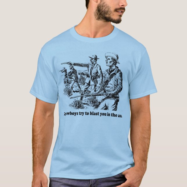 Homosexuelle Cowboys T-Shirt (Vorderseite)